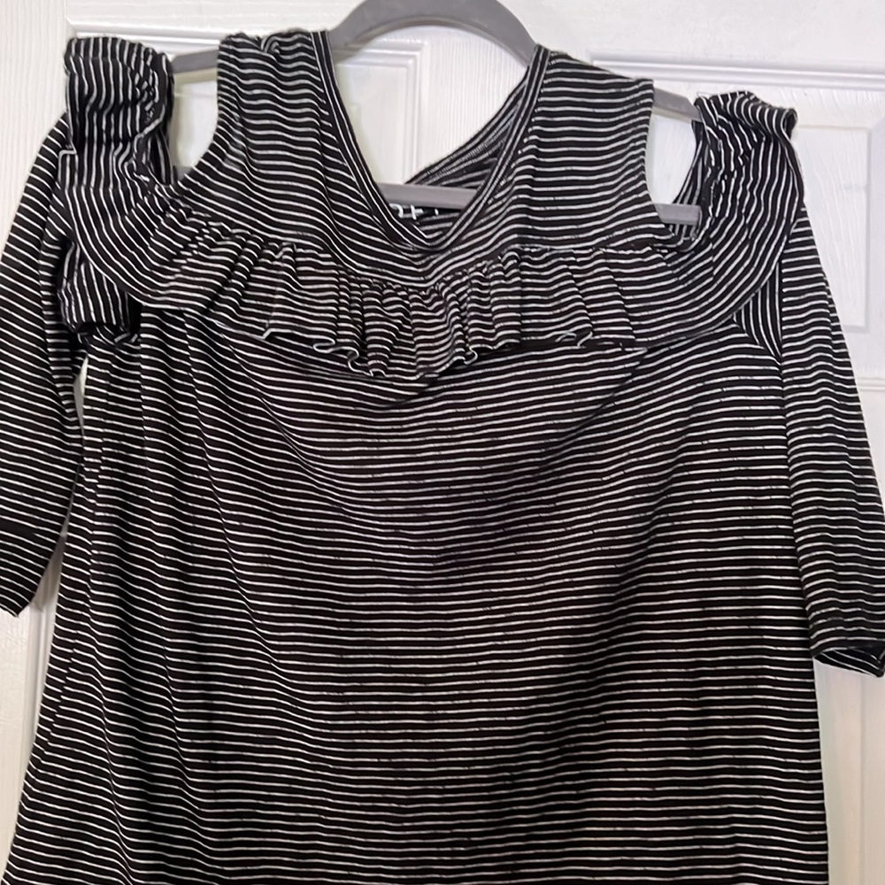 Loft open shoulder blouse